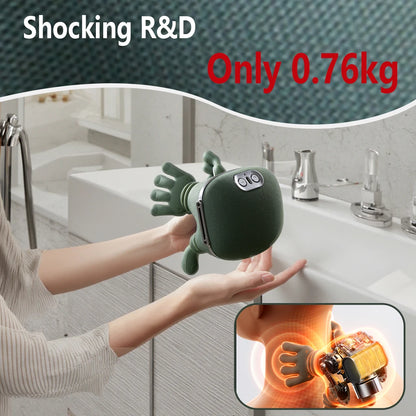 New finger pressure back and neck massager, deep tissue kneading, back massager with heat Acupoint kneading electric